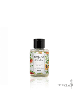 Projekt bez nazwy (10) MINI Szampon - Szampon Brzoskwinia i Kolendra – do suchej i wrażliwej skóry głowy 50ml.
