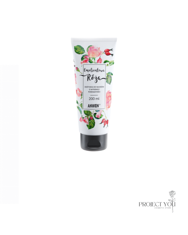 EMOLIENTOWA RÓŻA - Odżywka do włosów o wysokiej porowatości 200ml.