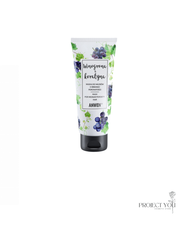 Projekt bez nazwy (84) Maska Winogrona I Keratyna Do Średniej porowatości 200ml