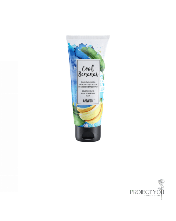 Cool Bananas - niebieska maska ochładzająca kolor do włosów brązowych 200 ml.